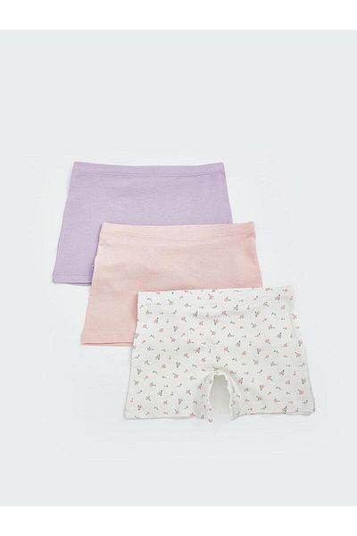LC Waikiki Lcw Kids Combed Cotton Girls' Boxer 3-Pack