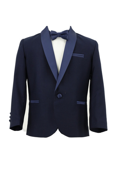 Panço Erkek Çocuk Şal Yaka Papyonlu Smokin Takım