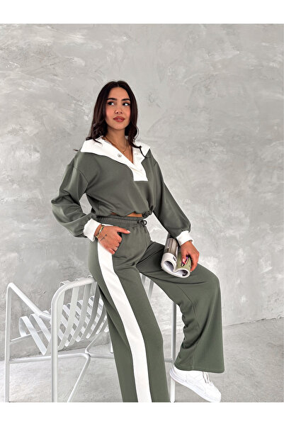 SLAW REZZ Σετ αθλητικής φόρμας από ύφασμα με μαλακή υφή Shawl Collar