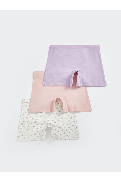 LC Waikiki Lcw Kids Combed Cotton Girls' Boxer 3-Pack