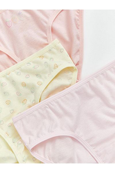 LC Waikiki Lcw Kids Elastic Waist Girls Panties 3-Pack