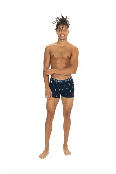 U.S. Polo Assn. Ανδρικό σετ μπόξερ 3 τεμαχίων 95% βαμβάκι 5% ελαστάνη USPA με άδεια χρήσης