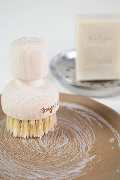 Beige & Stone صابون أطباق صلب صديق للبيئة 100 جرام |   زيت زيتون وزيت جوز الهند طبيعي 100%