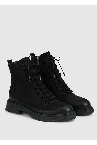 Provoq Leather Women's Black Boots