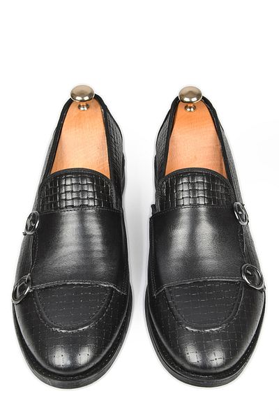 DeepSEA Pantofi din piele naturală cu talpă Neolite cu model dublu pentru bărbați 2501001
