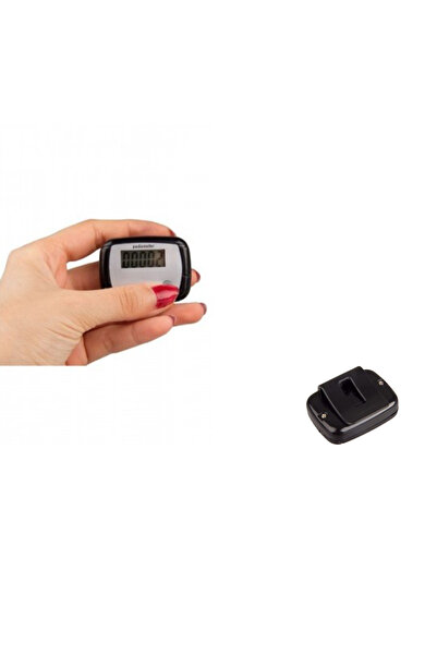 Paras Ticaret Klipsli Dijital Pedometre Küçük Adım Sayar (Ebat: 4,5 cm x 3,5 ...