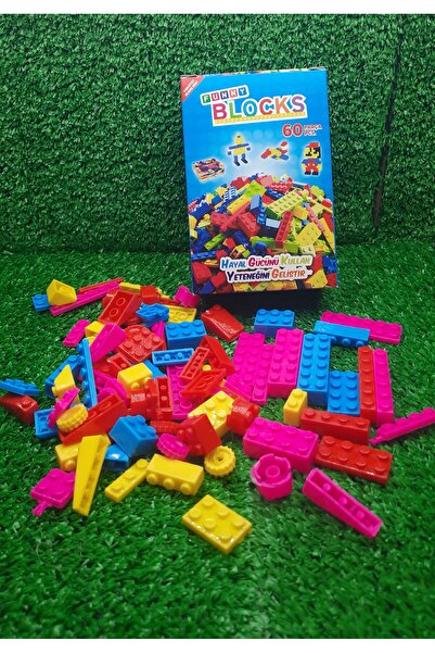 TOYSTAR 60 Parça Mini Blocks Rengarenk