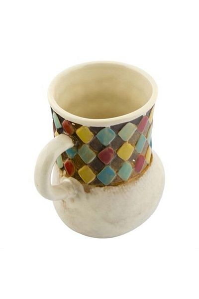 Vitale Cream Colored Ceramic Slim Vase - Ak.Fu0027