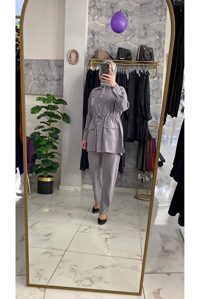 Anka Tesettür Pantolon Tunik Takım