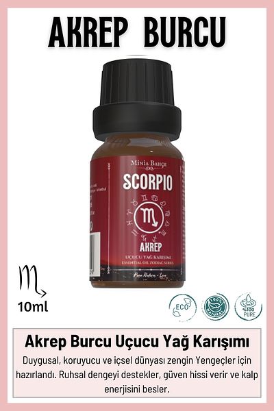 Minia Bahçe Bitki ve Sanat Atölyesi Scorpio Scorpio - Essential Oil Mix, 10ml