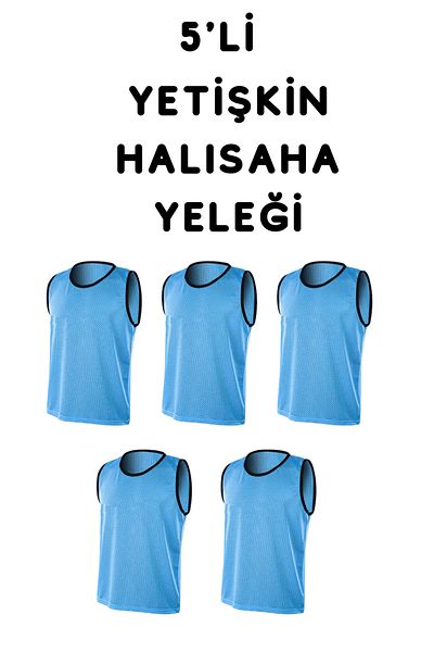 RUTBİL SPORTS 5 Pieces Training Vest Astroturf Field Vest Training Vest Astroturf Vest Adult Size