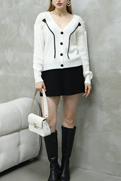 mefru Жіночий светр з квітковим принтом