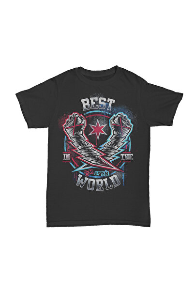 l'eivor Tricou din bumbac imprimat Cm Punk Hell Froze Over