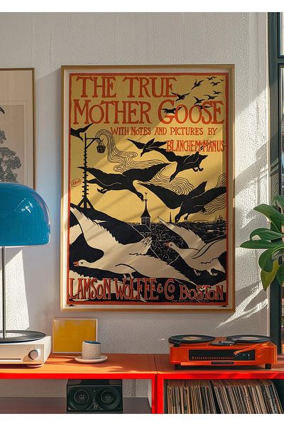 Taranist Αφίσα - The True Mother Goose Vintage Αφίσα Καλλιτεχνική Έκθεση