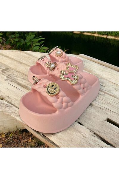 Hızlı Al Girl's Stone Slippers.Garden Beach Pool Stone Slippers Suitable for Daily Use