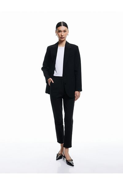 Koton High Waist Slim Fit Cigarette Pants