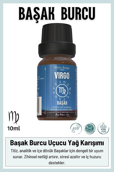 Minia Bahçe Bitki ve Sanat Atölyesi Virgo Virgo - Essential Oil Mix, 10ml