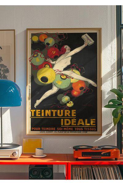 Taranist Vintage Teinture Idéale Γαλλική αφίσα