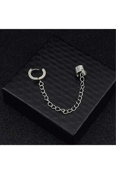 Tudivanyu Aksesuar Top Compression Six Hole Stainless Chain Steel Earrings