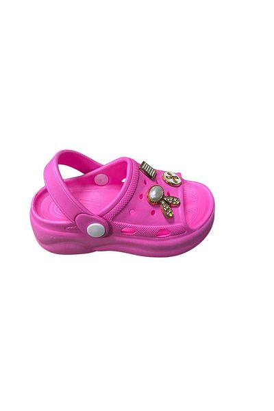 Apella Children's Flat Sole Stone Buckle Slippers