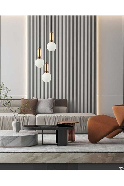 demet habek mylights Mylights Opal Topcam Triple Pendant Lamp Modern Bedroom Living Room Chandelier Desktop Hotel Cafe Mall Lighting