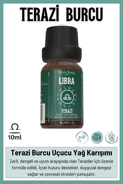 Minia Bahçe Bitki ve Sanat Atölyesi Libra Libra - Essential Oil Mix, 10ml