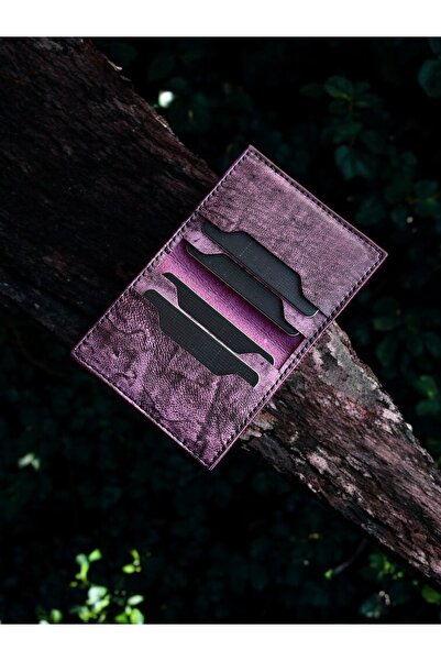 Kalkan deri Prava koža Držač za kartice - posebna boja - proizvodnja po narud...