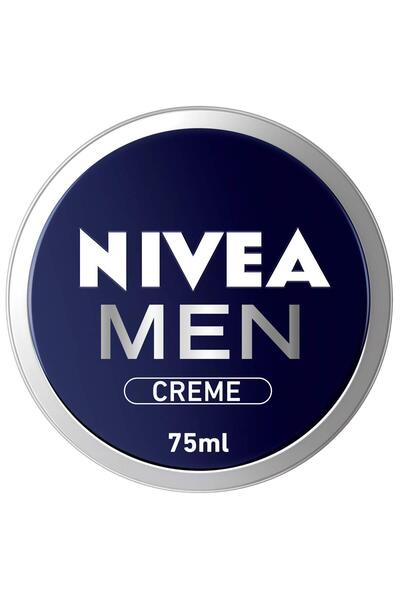 NIVEA كريم مرطب للوجه والجسم واليدين للرجال، علبة 75 مل