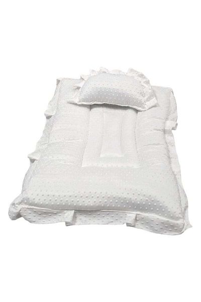 BabyCara Baby Bed with Thick Mattress Pillow for Newborn Babies 80x55cm
