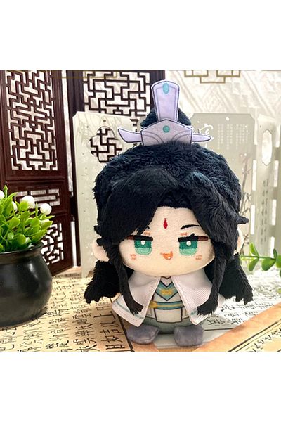 Choice 12cm Qing xuan Heaven Officials Blessing Anime Figure Hua Cheng Xie Lian Plush Doll Kawaii Sitting P