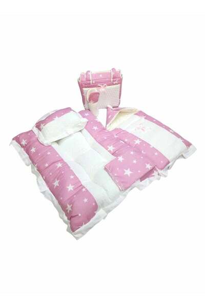 Baby Cara مجموعة من 6 قطع من ملاءات السرير وحقائب الحفاضات وبيوت الأطفال ودار...