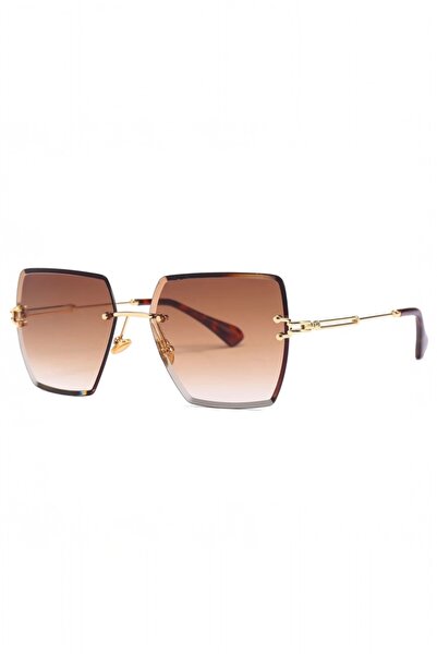 BAPPİR Unisex Sunglasses Square Cut Crystal Uv400 Protection