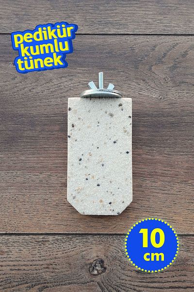 Vixpet Foxy Pedicure Parrot Pole - 10 cm Sand Sand Sandpaper, Sultan Budgie Lori Monk Sevda Forpus