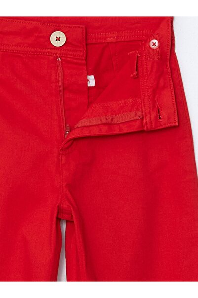 LC Waikiki LCW Kids Beli Ayarlanabilir Lastikli Kız Çocuk Pantolon