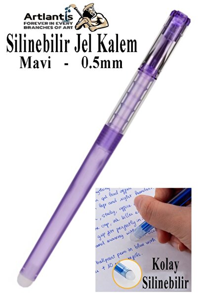 Artlantis Silinebilir Jel Kalem Mavi 1 Adet Silinebilir Tükenmez Kalem Pilot ...