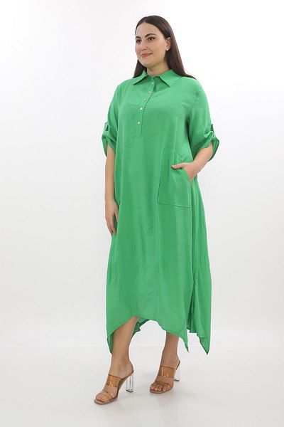 Zedd+ Plus 23264 Green Dress