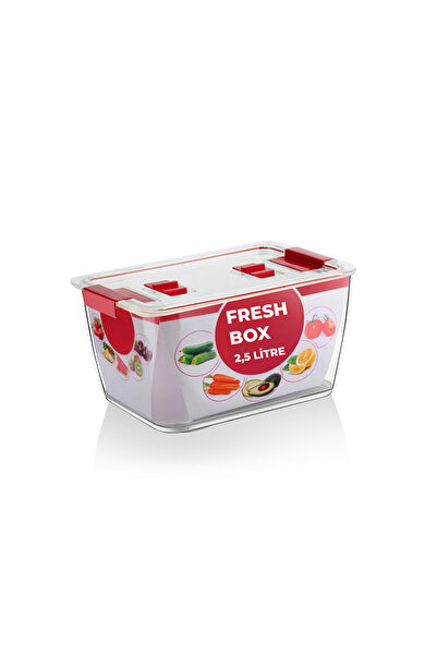 Arar Home 2.5 Liter Red Color Storage Container