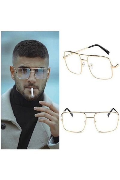BAPPİR New Season Reynmen Gold Transparent Unisex Sunglasses