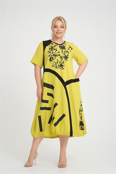 Zedd+ Plus 24350 Limon Dress