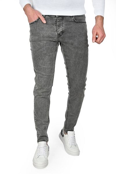 DeepSEA Blugi pentru bărbați, antracit, slim fit, din țesătură subțire, din lycra 2504675