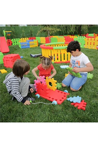 MUPARK Arabalı Puzzle 12 Parça - Anaokulu - Kreş - Beceri Ve Eğitici Oyuncakl...