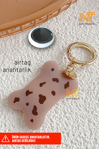Nezih Case Airtag Uyumlu Yumuşak Silikon Anahtarlık