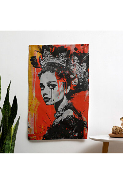 PaintedAnarchy Rococo Pop Art Fabric Wall Drape - 100% Cotton Back, Sublimati...
