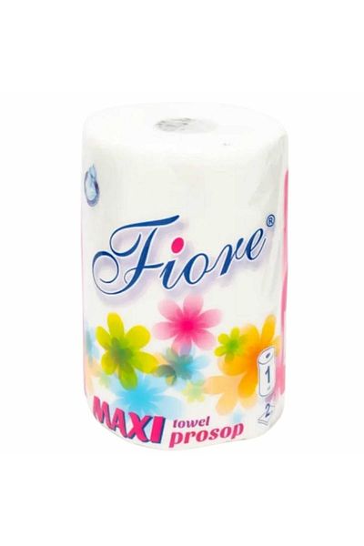 Fiore Prosop de bucatarie Maxi, 2 straturi, 130 foi   rola, Fiore