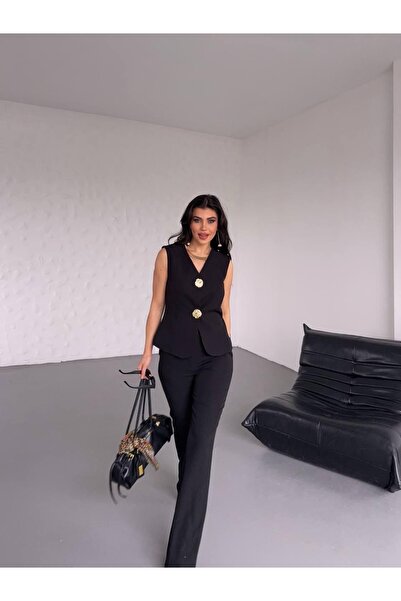 Ekim Store نسخة - بدلة بليزر مزدوجة بحزام العيينة