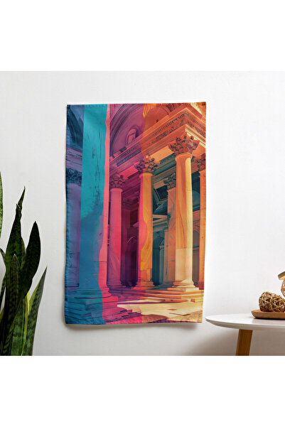 PaintedAnarchy غطاء جداري بتصميم فني كلاسيكي - قماش رانفورس نابض بالحياة مطبو...