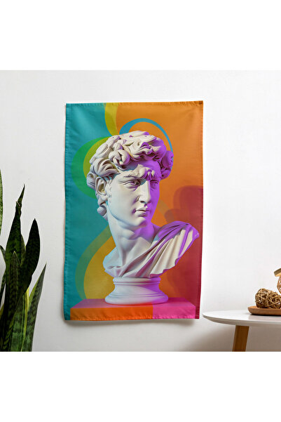 PaintedAnarchy Pop Art Classicism Decorative Wall Drape - 100% Cotton Backing...