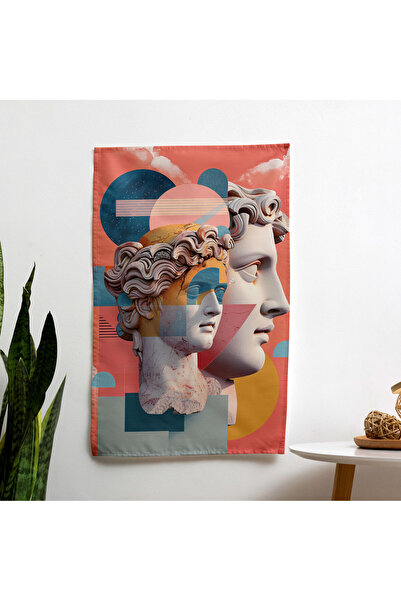 PaintedAnarchy Classicism Pop Art Polyester Wall Cloth |   Vibrant Colors |  ...