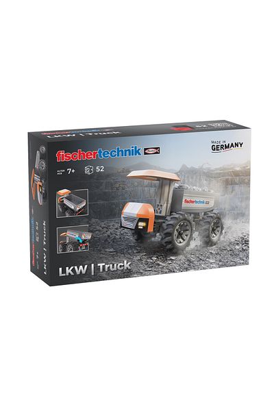 Fischertechnik Φορτηγό κατασκευών STEM Kit για συναρμολόγηση και χειρισμό, Fischertechnik