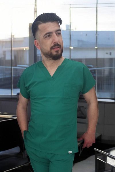 SoonScrubs Unisex Design and Timeless Color: Operating Room Green Single Top